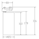 Aura 25W 1-Circuit Track Spot