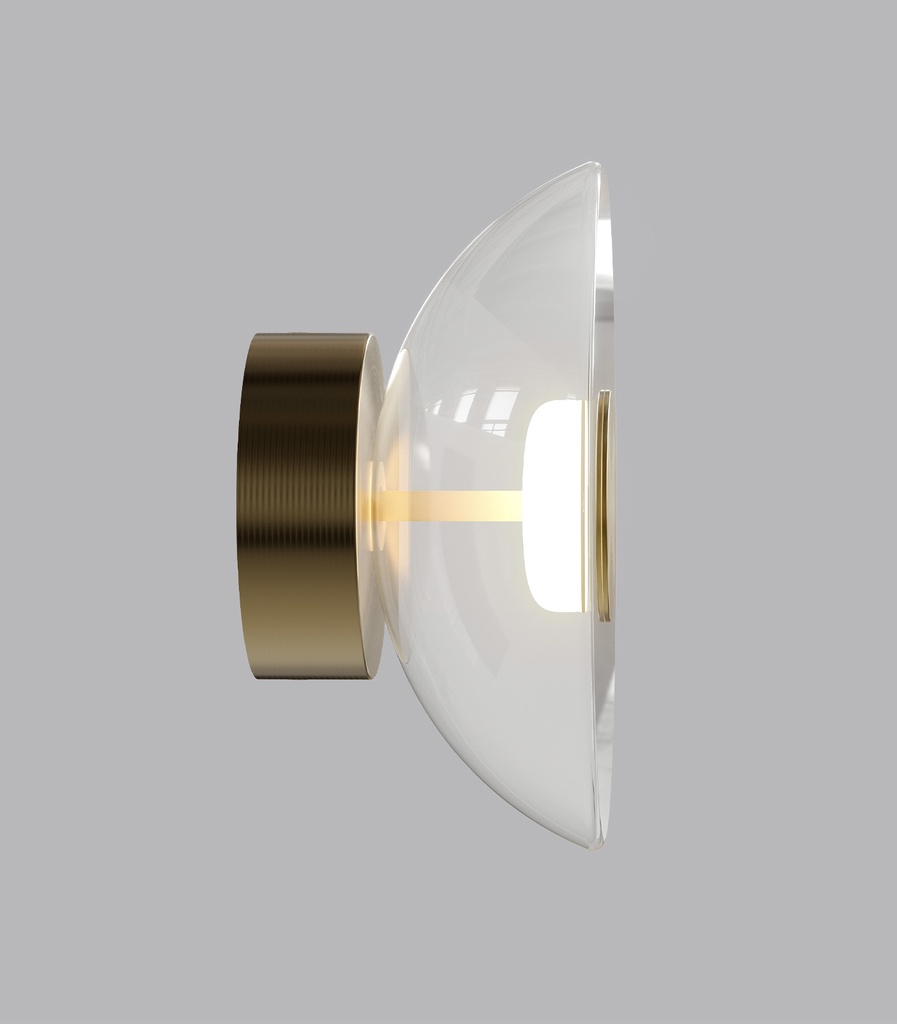 Dome Air Wall Light Clear Side On