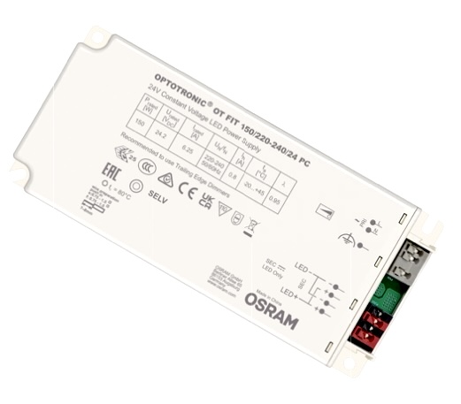 Osram OT FIT 150/220-240/24 PC SR F+P, 24 mA, 50,000 hrs, Phase Shift, IP20