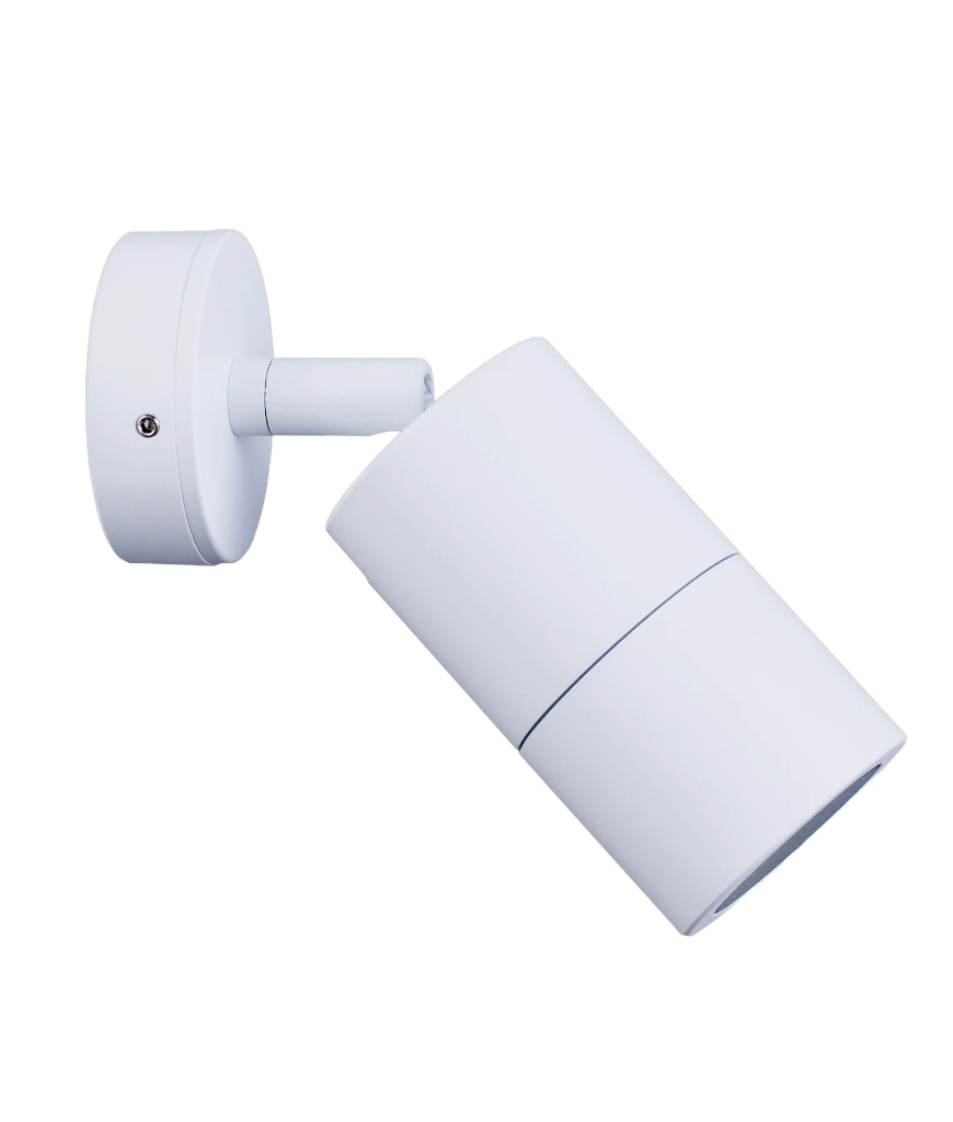 Exterior Single Adjustable Wall Pillar Spot Light GU10 IP65