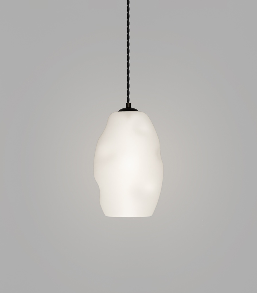 Organic White Pendant Light