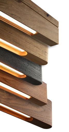 PLANCK Linear Timber Pendant – 800mm Light Element